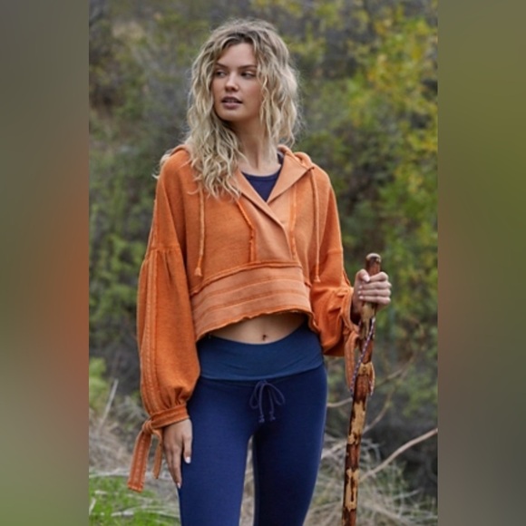 Free People Tops - #452 Free People Movement Half Court Sweat in Paprika size Medium